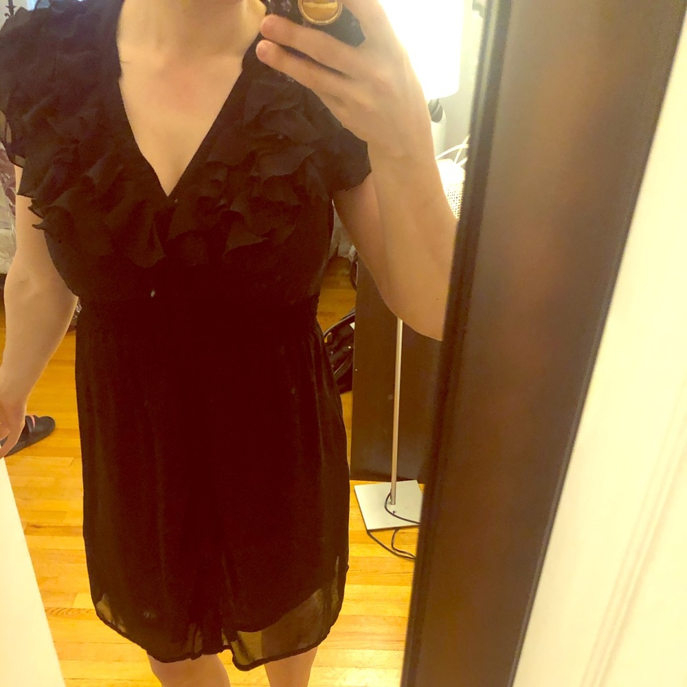 Black H&M spring dress